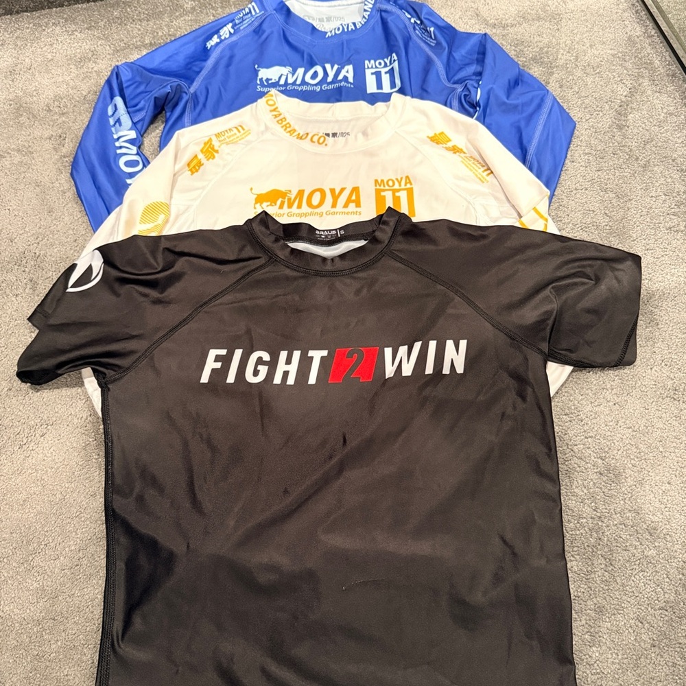 Jiujitsu Rashguards Bundle (3)
